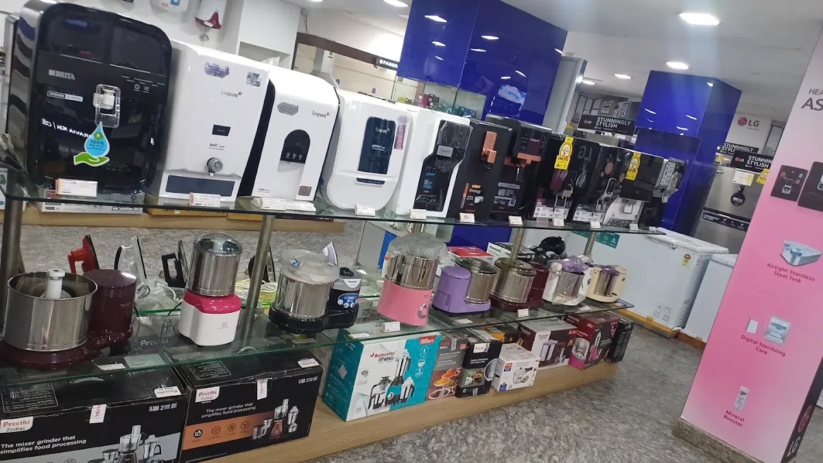 Appliance store shops on SP Road, Bangalore