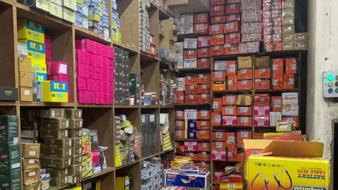 Auto parts store shops on SP Road, Bangalore