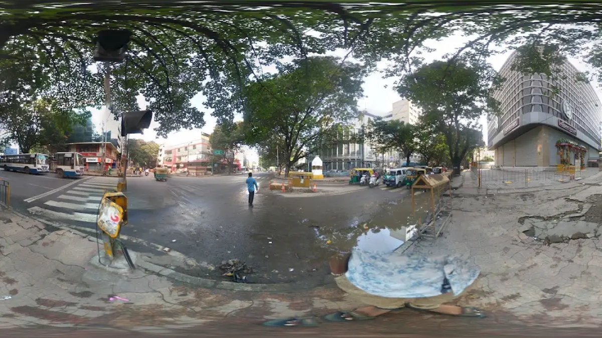 Clothing store shops on SP Road, Bangalore