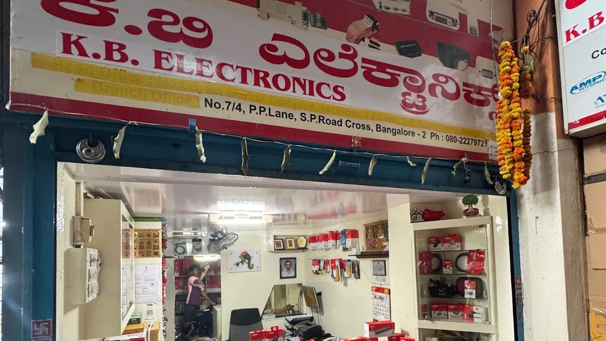 Computer Hardware Company shops on SP Road, Bangalore