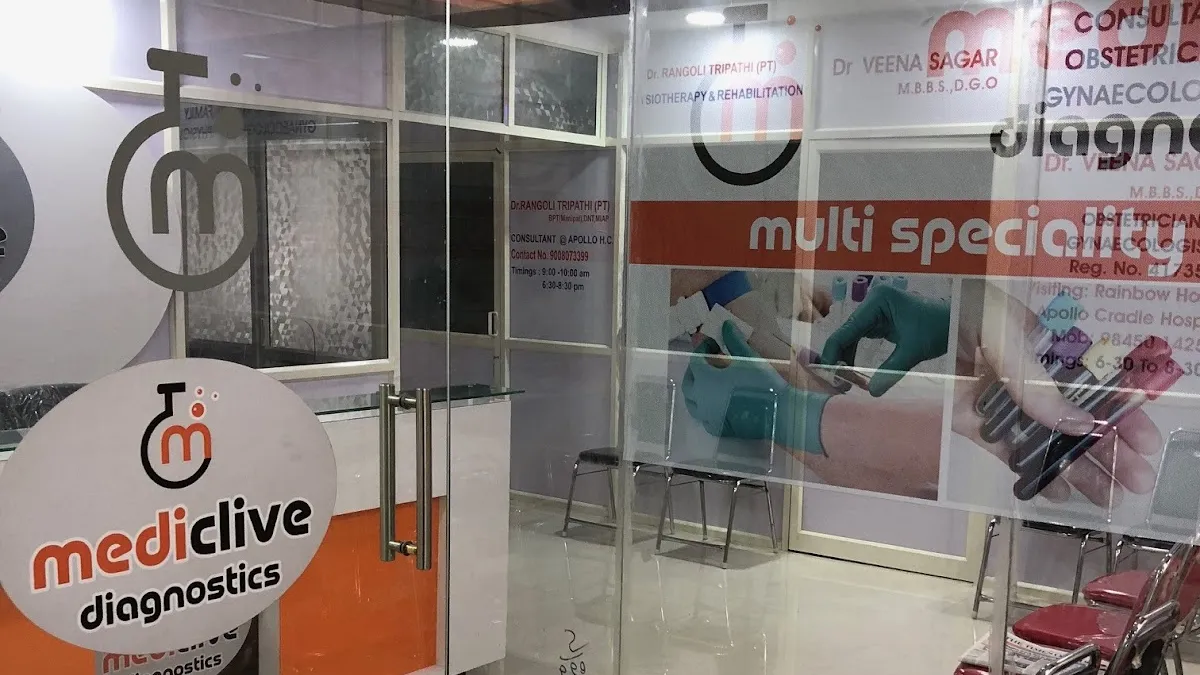 Diagnostic center shops on SP Road, Bangalore