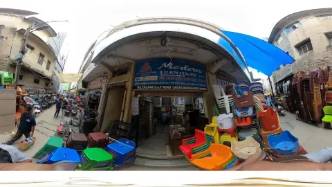 Furniture wholesaler shops on SP Road, Bangalore