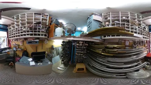 Metal machinery supplier shops on SP Road, Bangalore