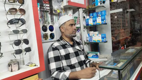 Optician shops on SP Road, Bangalore
