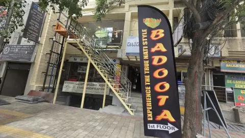 Restaurant shops on SP Road, Bangalore