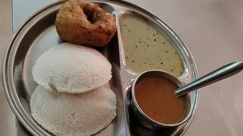 South Indian restaurant shops on SP Road, Bangalore