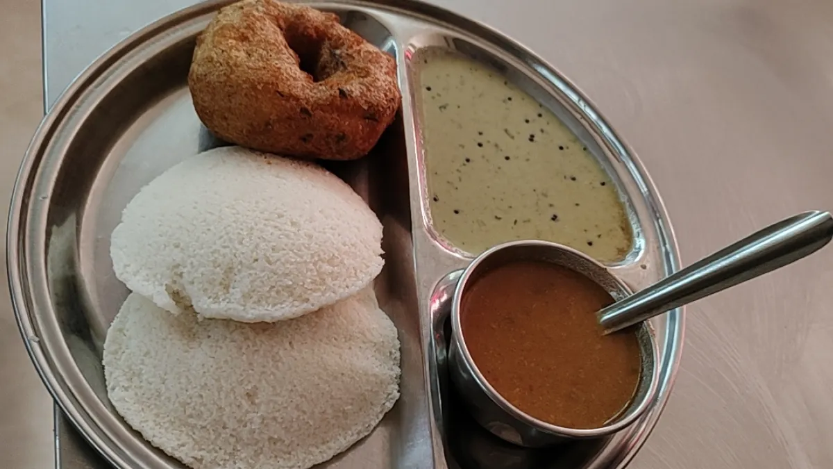 South Indian restaurant shops on SP Road, Bangalore
