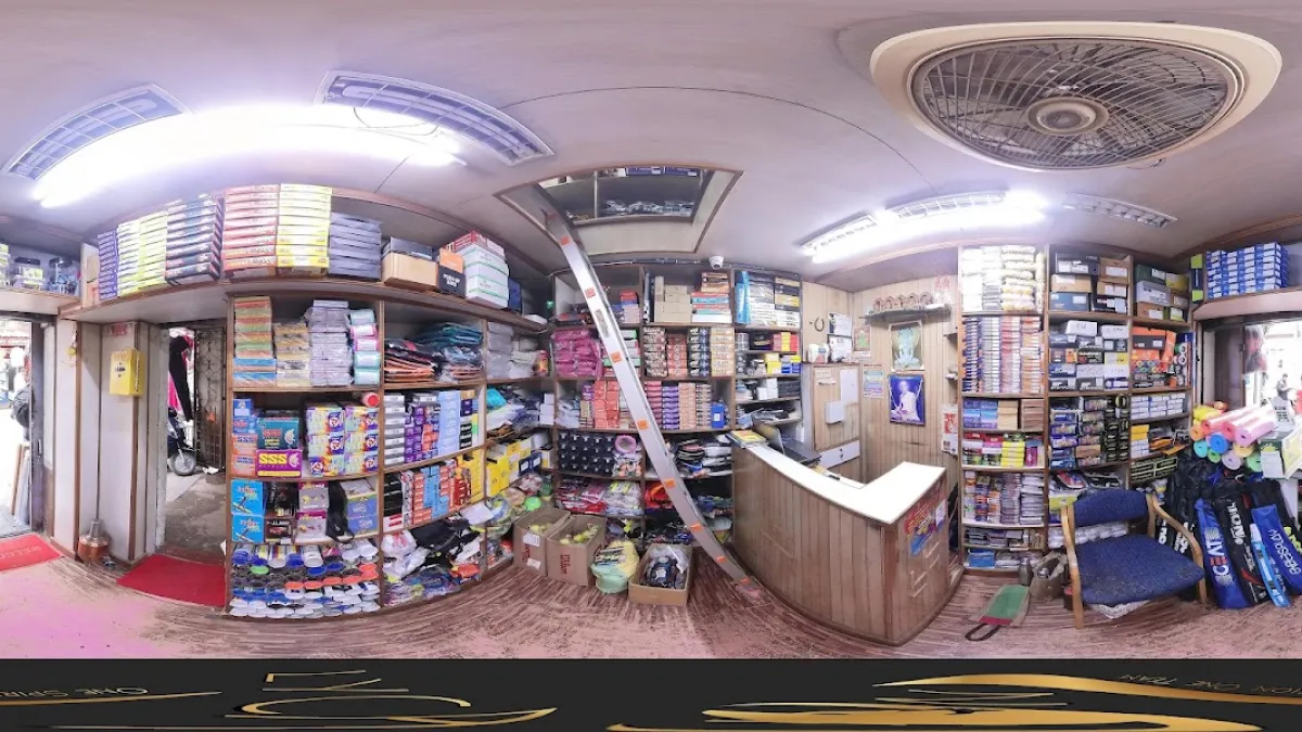 Sporting goods store shops on SP Road, Bangalore