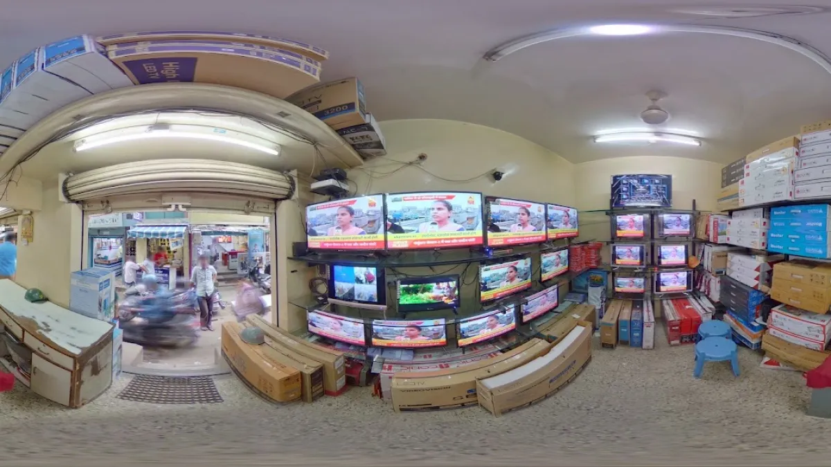 Television shops on SP Road, Bangalore