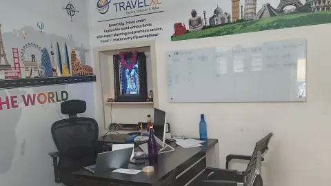 Tour operator shops on SP Road, Bangalore