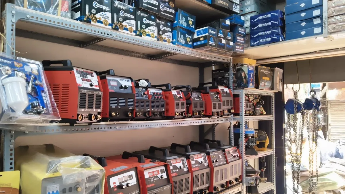 Almas Associates — Welding supply store on SP Road, Bangalore
