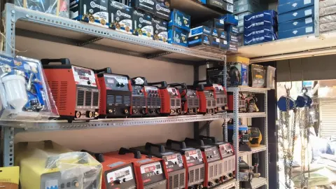 Almas Associates — Welding supply store on SP Road, Bangalore