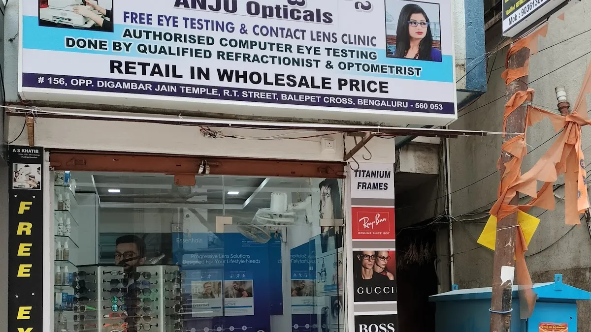 Anju Opticals — Optical Wholesaler on SP Road, Bangalore