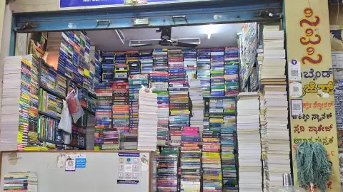 Book shopping — Book store on SP Road, Bangalore