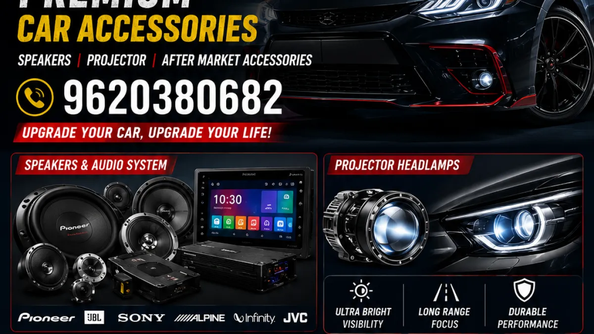Car Plus (Car Accessories) — Auto Accessories Store on SP Road, Bangalore