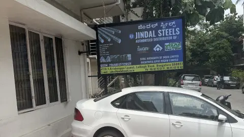 Jindal Steels — Steel distributor on SP Road, Bangalore