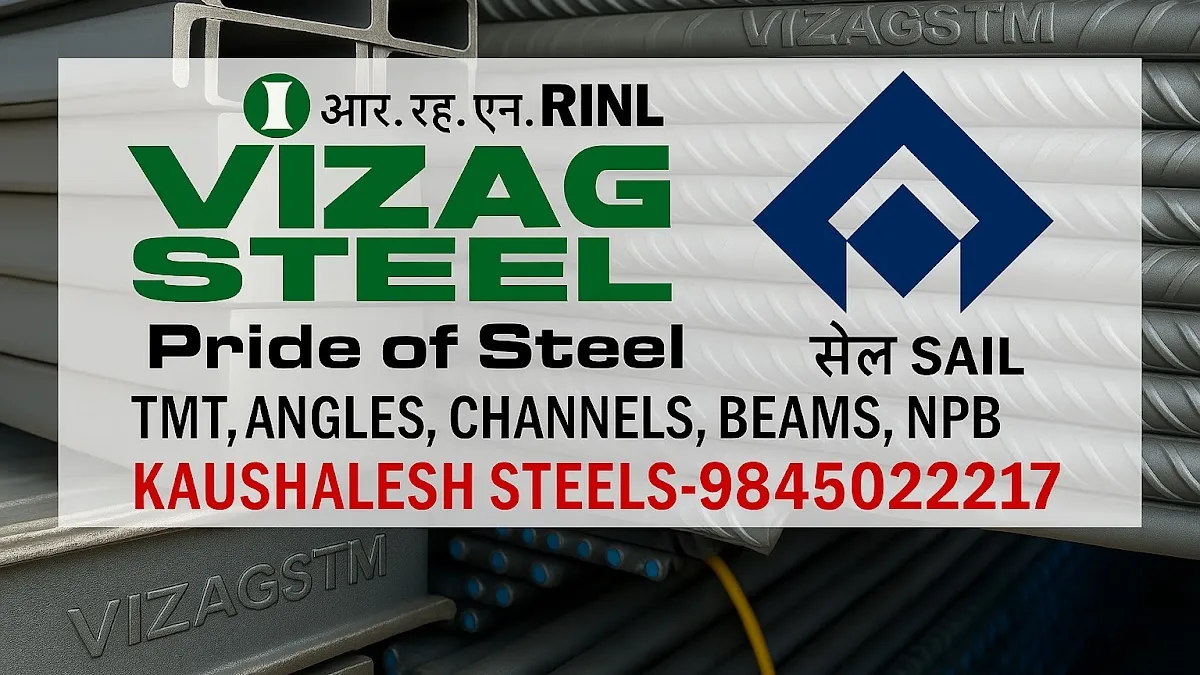 Kaushalesh Group - SAIL, JSW, VIZAG, TMT Steel and Cement Dealers in Bangalore — Industrial Supplies on SP Road, Bangalore
