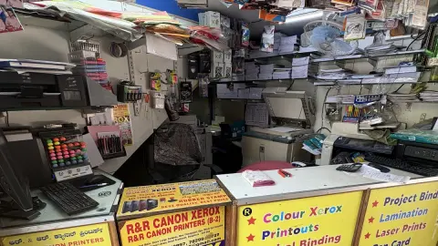 Lord's Xerox Center — Copy shop on SP Road, Bangalore