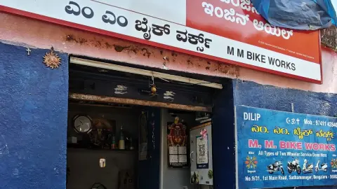 M M bike works — Two Wheeler Repair Shop on SP Road, Bangalore