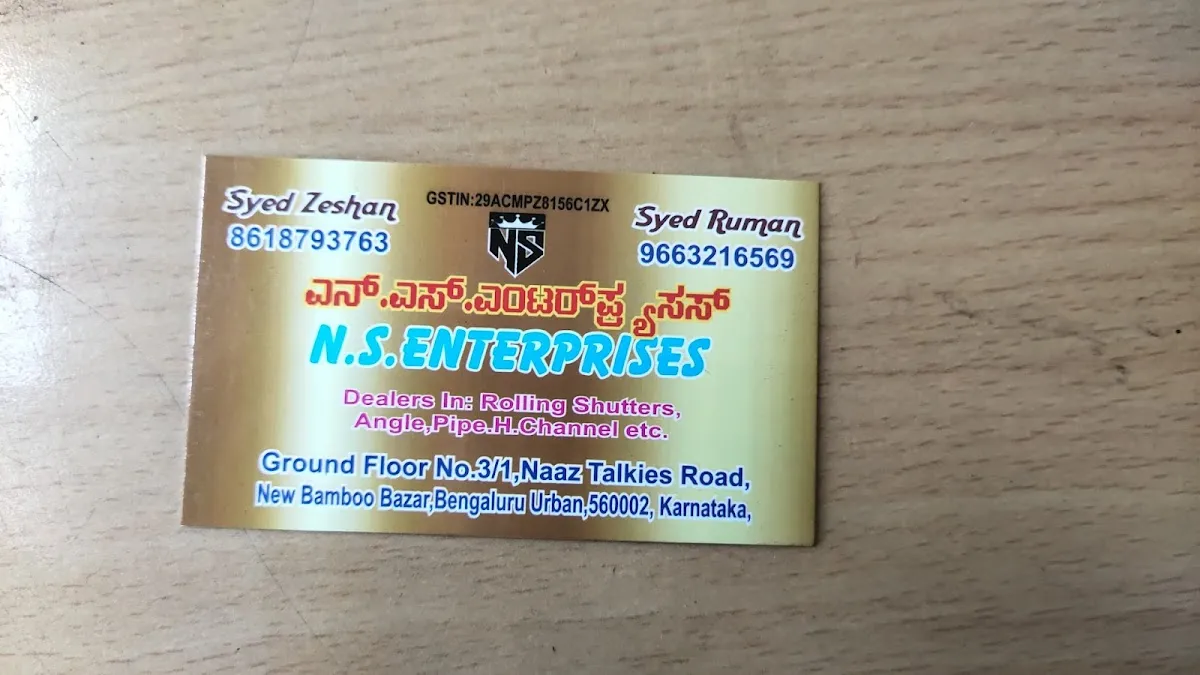 N.S ENTERPRISES — Scrap metal dealer on SP Road, Bangalore
