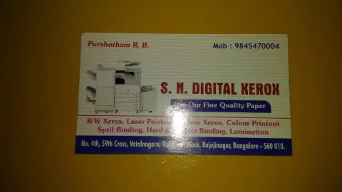 Nesara xerox — Stationery store on SP Road, Bangalore