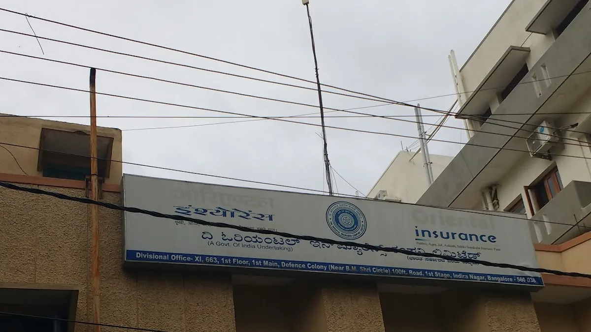 Oriental Insurance — Insurance agency on SP Road, Bangalore