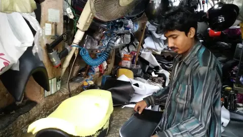 Popular Bike And Style — Mechanic on SP Road, Bangalore