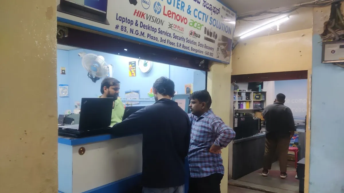 Shree Computer & CCTV Solution — Computer Market on SP Road, Bangalore