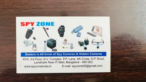 Spy zone — CCTV & Security on SP Road, Bangalore