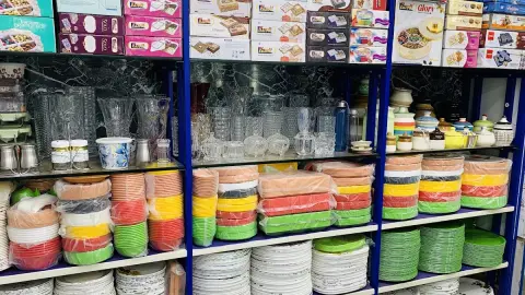 Sri Manju Glass & Crockery (SMGC ) — Glassware wholesaler on SP Road, Bangalore