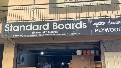 Standard Boards — Plywood supplier on SP Road, Bangalore