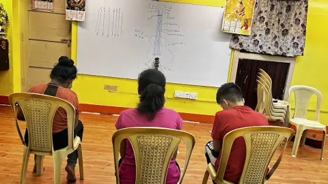 Vimj school of musical instruments — Music store on SP Road, Bangalore